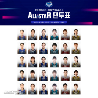 여자농구 올스타 팬투표 24일 시작…김단비, 6년 연속 1위 도전