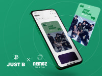 네모즈랩X저스트비 카드형 스마트 앨범, 네모 앨범 첫 발매