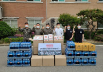 아라치 치킨, 육군 군장병에 치킨 500인분 기부