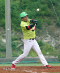 [인제군 1박2일 야구] 2루타 치는 I-D baseball 김봉석[스경포토]