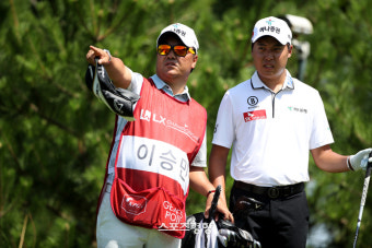 KPGA 투어 컷통과 도전 발달장애 프로골퍼 이승민 “형들이 잘 웃어주셔서 좋았습니다”