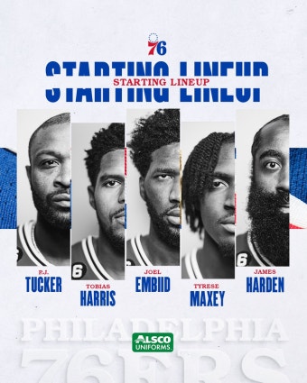 필라델피아vs보스턴, 개막전 선발 라인업 공개[NBA]