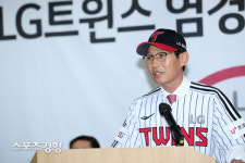 각오 밝히는 염경엽 신임 LG 트윈스 감독[스경포토]