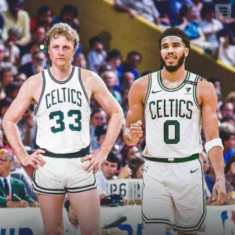 ‘50P↑5경기’ 테이텀, 보스턴 전설 래리 버드 기록 경신[NBA]