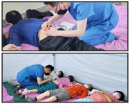 창원자생한방병원, 한산도 고령 주민 150명 대상 한방 의료봉사