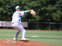 [인제군 초청 우수 중학교 서머리그] 동산중 김근호 ‘류현진 선배 닮았나요?’[스경포토]