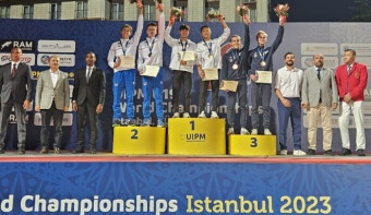 이주찬 조한서, 근대5종 U19 세계선수권 남자 계주 우승