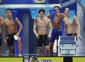 잘 나가는 한국 수영···26일 남자 자유형 1500ｍ 김우민·남자 혼계영 400ｍ 은메달, 여자 배영 200ｍ 이은지 동메달