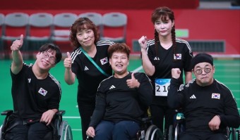 보치아 정호원-강선희, 금메달. “파리에서도 금메달 따내자”[항저우장애인아시안게임]