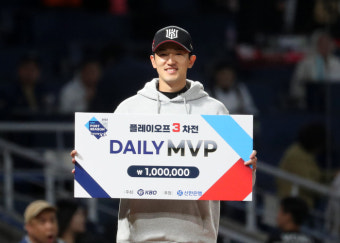 돌잔치 미루고 온 미안한 ‘아빠’ 고영표의 힘…“축복이 따랐네요”[PO3]