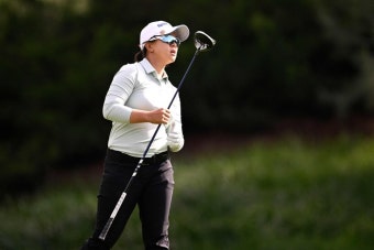 “2오버파로 막은 것도 행복하다” 김세영, 강풍 속에 LPGA 매치플레이 2R 공동선두… 안나린, 이미향 8강 희망