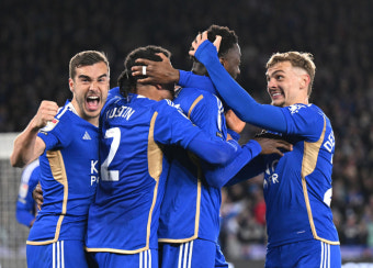 ‘EPL 승격 보인다!’ 레스터, ‘파타우 해트트릭’ 앞세워 사우샘프턴에 5-0 대승···2G 남기고 2위 리즈와 4점 차