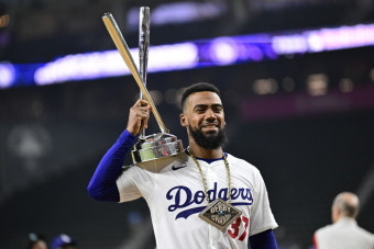 저지도, 오타니도 없었던 2024 MLB 올스타전 홈런더비···최후 승자는 위트 주니어를 꺾은 에르난데스