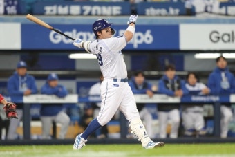 1차전 홈런에 3차전 홈런까지 친 삼성 김헌곤…박병호도 뒤이어 연타석 홈런으로 ‘국민타자’와 어깨 나란히[KS3]