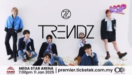 트렌드지(TRENDZ), 말레이시아도 접수···2025년 1월 콘서트 출연 확정