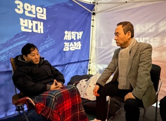대한체육회장 강신욱 후보, 이기흥 불출마 요구하는 불교계 박창범 후보 응원