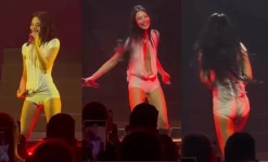 “주요 부위 민망…” 제니 콘서트 노출의상에 갑론을박