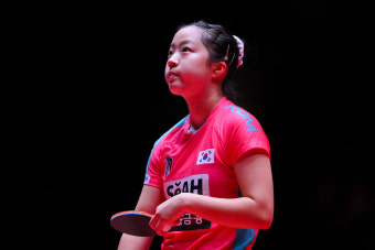 ‘삐약이’ 신유빈, 또 중국 벽 넘지 못했다!···세계 4위 천신퉁에 0-4 완패, ITTF 여자 월드컵 16강 탈락