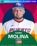 세인트루이스 명포수 야디어 몰리나, 2대회 연속 WBC 푸에르토리코 감독으로