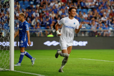 ‘아깝다 멀티골’ 오현규, 유로파 PO서 득점포···골대 2회 강타, 아쉬운 PK 실축 ‘평점 8.5’