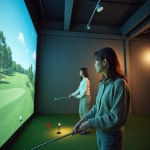 ‘스크린 파크골프장’ 붐타고…불타는 청춘