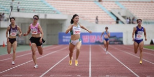 김주하, 여자 200m ‘무적 질주’···밀양 육상 23초92 우승, 최지우 여자 400m 고등부 55초81 정상