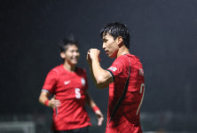 ‘엄지성 멀티골 폭발’ 이민성호, AG 첫 상대 카타르에 2-0 리드