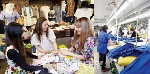 ‘여자의 치맛단에 부는 봄바람’ 동대문 쇼핑몰의 봄옷 만들기