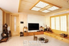 현대식 한옥 스타일로 꾸민 40평 아파트