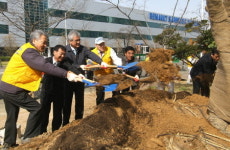 르노삼성차, 식목 행사 열고 친환경 경영 약속