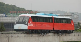 인천시에 자기부상열차 시범노선 건설된다