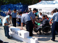 현장 활동가들, 부산지역 투쟁현장에 뛰어들다