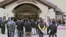 지자체 노조탄압 워크샵 항의. .1명 연행