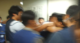 현대차 아산공장, 비정규 노동자 집회 막아 무산