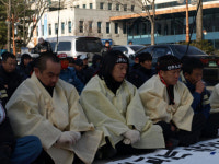 쌍용차 노동자 위령제 열려...정리해고 4사 노동자 참여