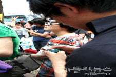 명동 3구역 세입자 농성장, 강제 철거로 충돌