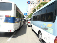 한진중 조합원 용역경비원과 충돌
