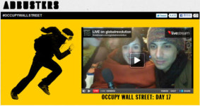 월스트리트, 반자본주의운동 중심이 되다