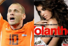 스네이더르, 네덜란드 최고 섹시녀 욜란테와 결혼