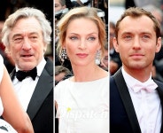 [64th Cannes] "드니로·주드로, 조연"…심사위원 ★, 레드카펫 매너 입장