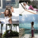 산다라박 수영장, 환한 미소+일자 다리 입이 벌어진다