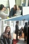 f(x) 크리스탈, 청순한 등교 모습 포착 교무실서 인기폭발