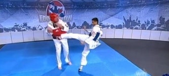 태권도 조롱 방송인, 국가대표 태권도 선수 발차기 ‘혼쭐’