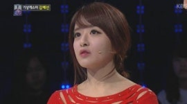 '1대100' 기상캐스터 개그우먼 김혜선 구별법 '야유'