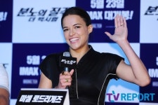 [T포토] 미셀 로드리게즈 "한국 반가워요"(분노의 질주)