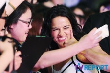 [T포토] 미셀 로드리게즈 "한국팬 최고!"(분노의 질주)