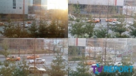 어벤져스2 상암DMC 첫 촬영, 연기合 맞추는 차량들