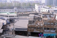[T포토] 어벤져스2 문래동 철강 거리 촬영 중