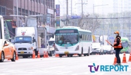 [T포토] 어벤져스2 문래동 철강 단지 촬영 양방향 1개 차선 통제