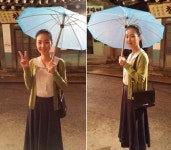 순금의땅 강예솔, 7080 패션리더 등극